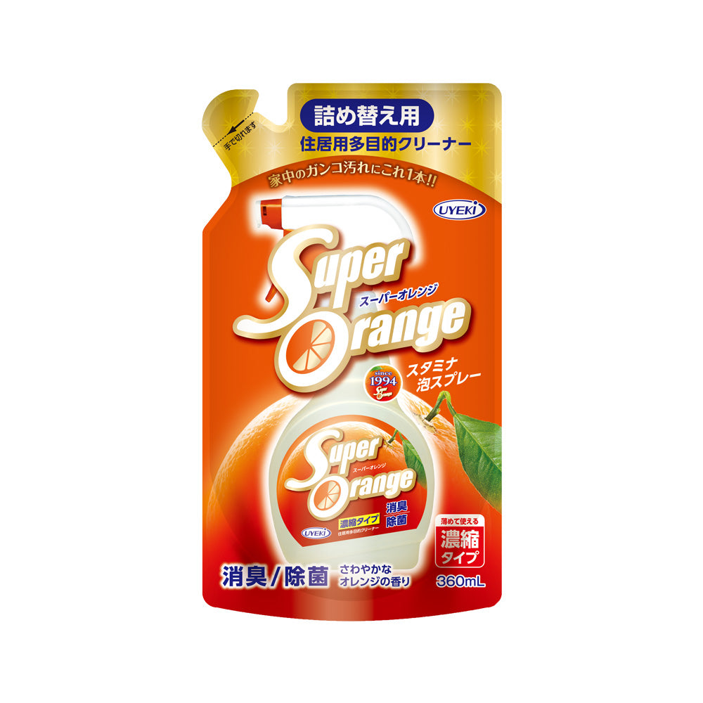 【初回半額】スーパーオレンジ 消臭・除菌 泡タイプ 詰め替え用 360mL