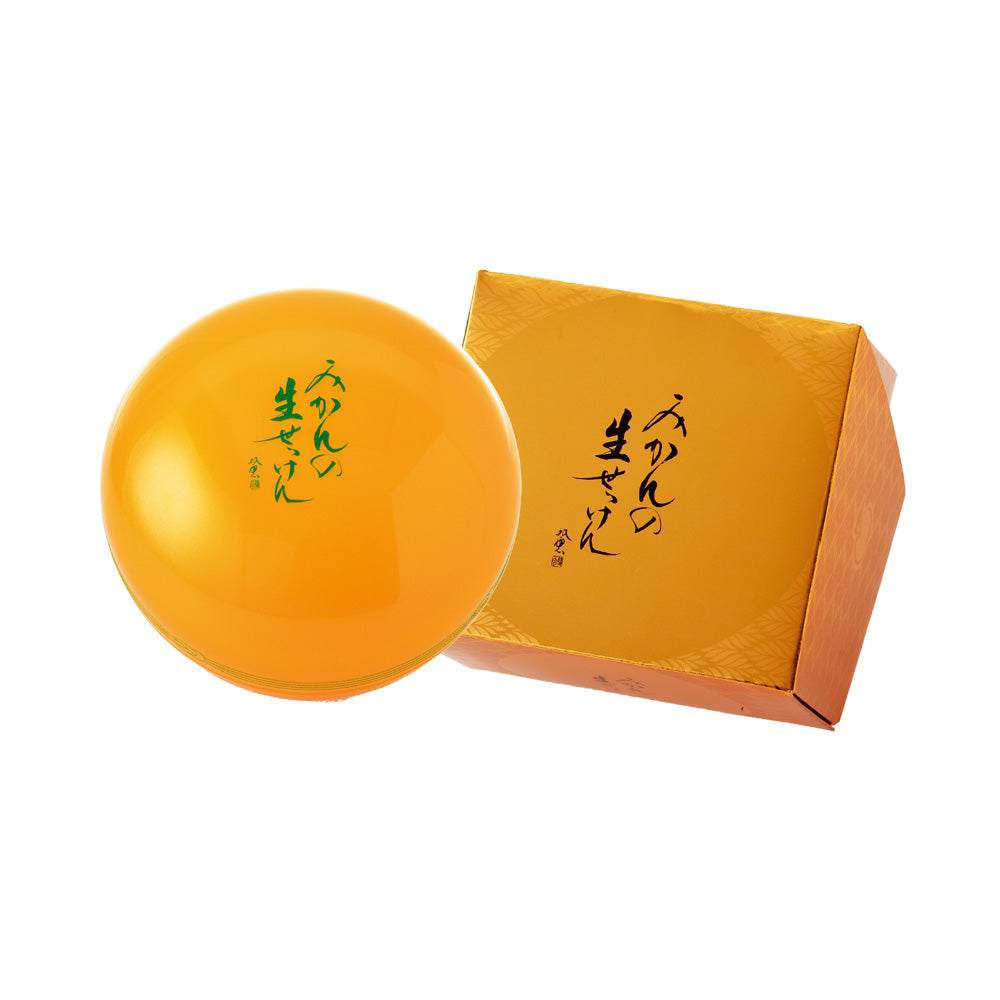 みかんの生せっけん ジャータイプ 120g(スパチュラ、泡立てネット付き)