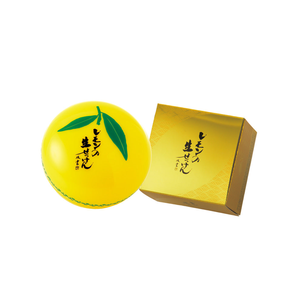 レモンの生せっけん ジャータイプ 50g(スパチュラ、泡立てネット付き)