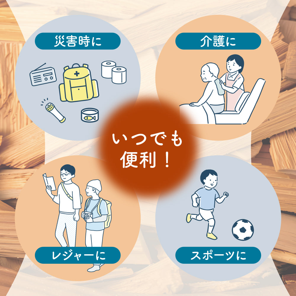 【新商品】ボディーシャワータオル 白檀 ハンディタイプ 12枚入