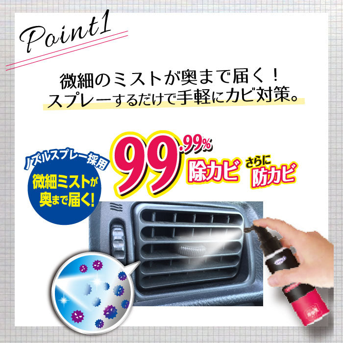 エアコンカビトルデス 車用 80mL