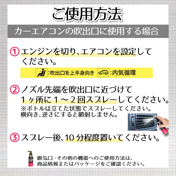 エアコンカビトルデス 車用 80mL