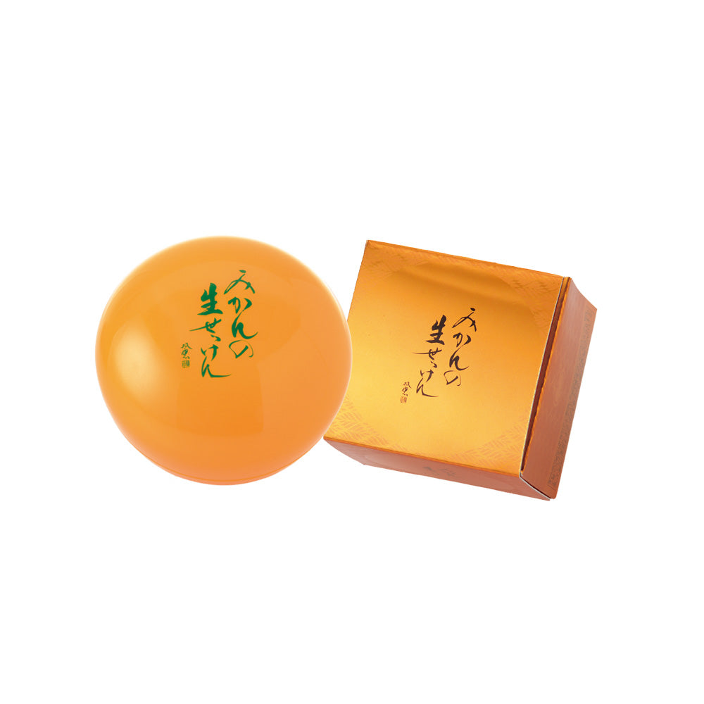 【初回半額】みかんの生せっけん ジャータイプ 50g（スパチュラ、泡立てネット付き）